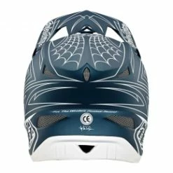 Marque Casque Intégral Troy Lee Design® D3 Fiberlite Spiderstripe - Bleu -Bicycle Accessories Soldes Magasin casque integral troy lee design r d3 fiberlite spiderstripe bleu 2
