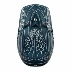Marque Casque Intégral Troy Lee Design® D3 Fiberlite Spiderstripe - Bleu -Bicycle Accessories Soldes Magasin casque integral troy lee design r d3 fiberlite spiderstripe bleu 3