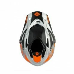 Marque Casque Kenny® Downhill Neon Orange Sylver -Bicycle Accessories Soldes Magasin casque kenny downhill neon orange sylver 1 2
