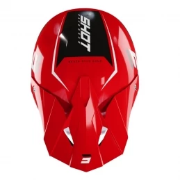 Marque CASQUE SHOT FURIOUS CHASE RED/WHITE GLOSSY 4 Marque CASQUE SHOT FURIOUS CHASE RED/WHITE GLOSSY – Image 2