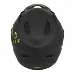 Marque Casque Intégral BMX Gist® Fall - Noir/Jaune -Bicycle Accessories Soldes Magasin casque velo bmx integral fall noir deco jaune taille 57 61cm vendu en boite conforme en1078 4