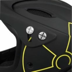 Marque Casque Intégral BMX Gist® Fall - Noir/Jaune -Bicycle Accessories Soldes Magasin casque velo bmx integral fall noir deco jaune taille 57 61cm vendu en boite conforme en1078 5