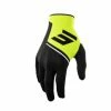 Marque Gants BMX Shot® Rogue Revolt - Noir/Jaune Fluo