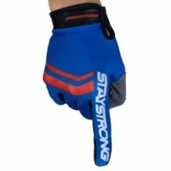 Marque Gants BMX Staystrong® Opposite KID - Rouge/Bleu -Bicycle Accessories Soldes Magasin gants bmx staystrong r opposite kid rouge bleu 2