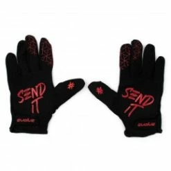 Marque Gants BMX/DH Evolve® Send It - Rouge/Noir -Bicycle Accessories Soldes Magasin gants evolve send it red black 2