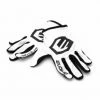 Marque Gants BMX Evolve® Send It - Blanc/Noir -Bicycle Accessories Soldes Magasin gants evolve send it white black