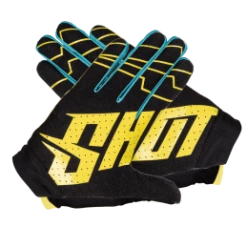 Marque Gants BMX Shot® Skin - Jaune -Bicycle Accessories Soldes Magasin gants shot skin yellow 2