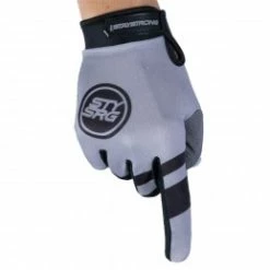 Marque Gants BMX Staystrong® Chevron KID - Gris -Bicycle Accessories Soldes Magasin gants stay strong chevron grey 2