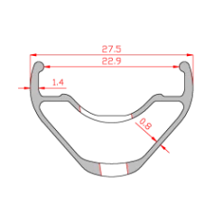 Marque Jante Alienation Mischief 20'' Black -Bicycle Accessories Soldes Magasin jante alienation mischief 20 black bmx freestyle 1