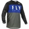 Marque Maillot Fly® F-16 KID - Bleu/Gris -Bicycle Accessories Soldes Magasin maillot fly f 16 bleu gris noir