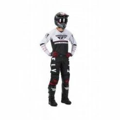 Marque Maillot Fly® Kinetic K120 2020 - Noir/Blanc/Rouge -Bicycle Accessories Soldes Magasin maillot fly kinetic k120 2020 enfant noirblancrouge 2
