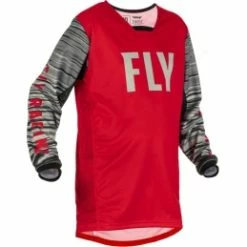 Marque Maillot Fly® Kinetic Wave KID - Rouge/Gris