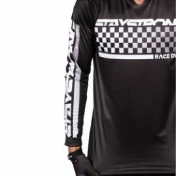 Marque Maillot StayStrong® Checker - Noir -Bicycle Accessories Soldes Magasin maillot staystrong checker black 2