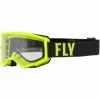 Marque Masque Fly® Focus - Noir/Jaune Fluo