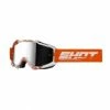 Marque Masque Shot® Iris Jet - Orange/Blanc -Bicycle Accessories Soldes Magasin masque shot iris jet orange white glossy