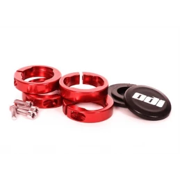 Marque ODI Lock Jaw Clamps (Includes End Caps) Red 3 Marque ODI Lock Jaw Clamps (Includes End Caps) Red