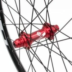 Marque Roues BMX Pride® Control Exp Disc 28H (La Paire) - Red -Bicycle Accessories Soldes Magasin paire de roues pride control exp disc 28h red 3